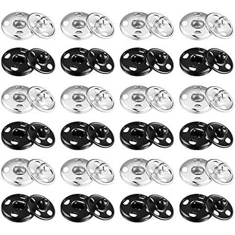 Boutons-pression Chuangdi 24 Sets Cover