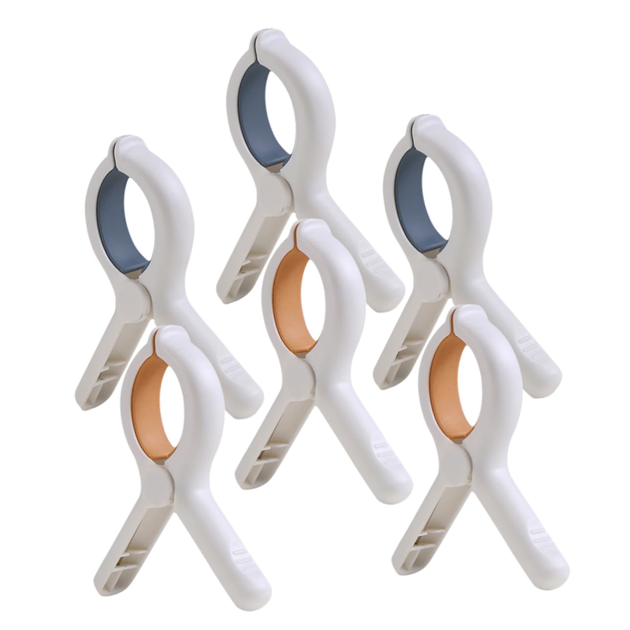 Alipis 24pezzi Mollette Per Bucato Antivento Clip Per Asciugamani e Trapunte Design Antiscivolo e Resistente Blu