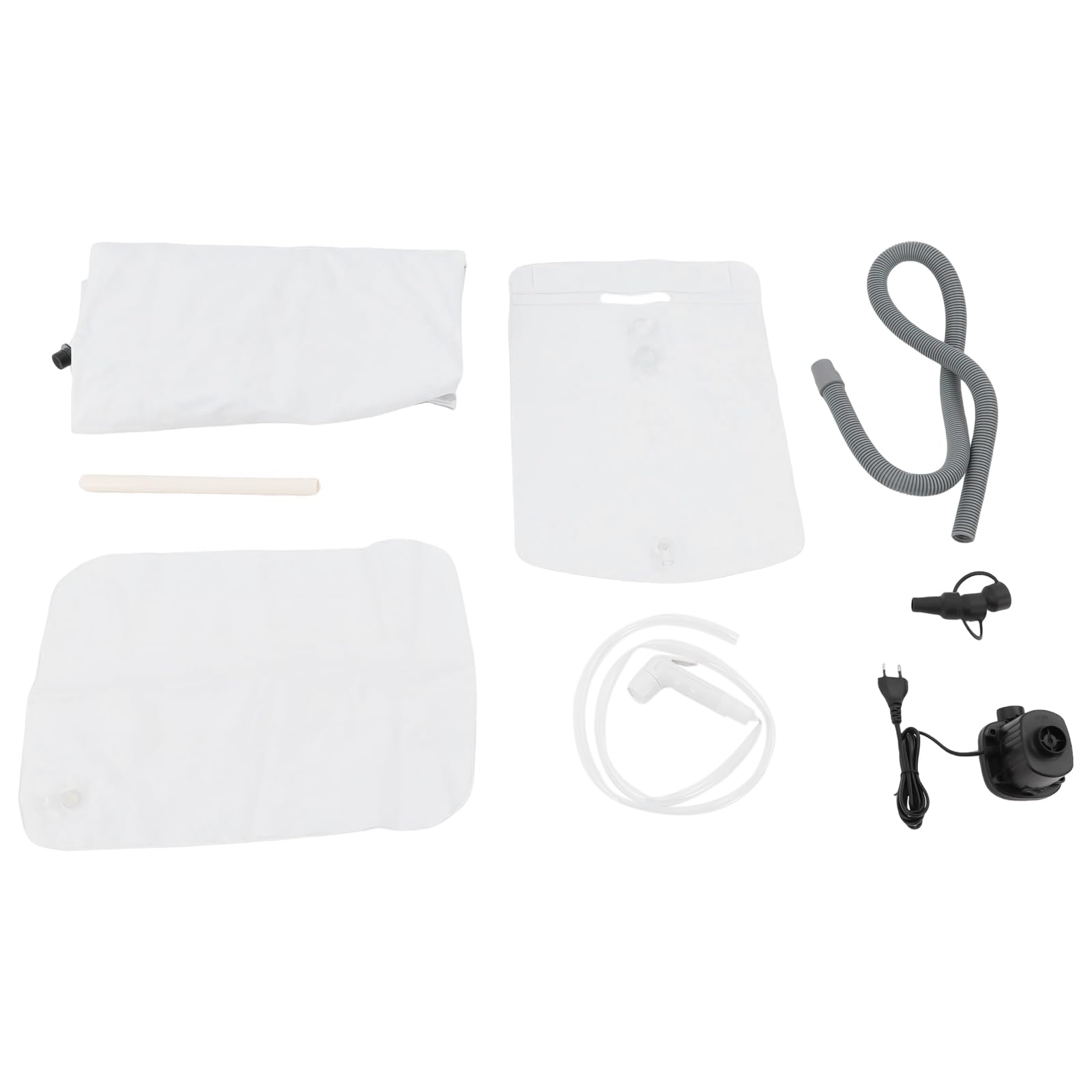 Vasca da bagno gonfiabile medica con pompa ad aria, pompa ad aria elettrica per adulti vasca da bagno in PVC, lato letto doccia kit da bagno per uso a casa o in ospedali