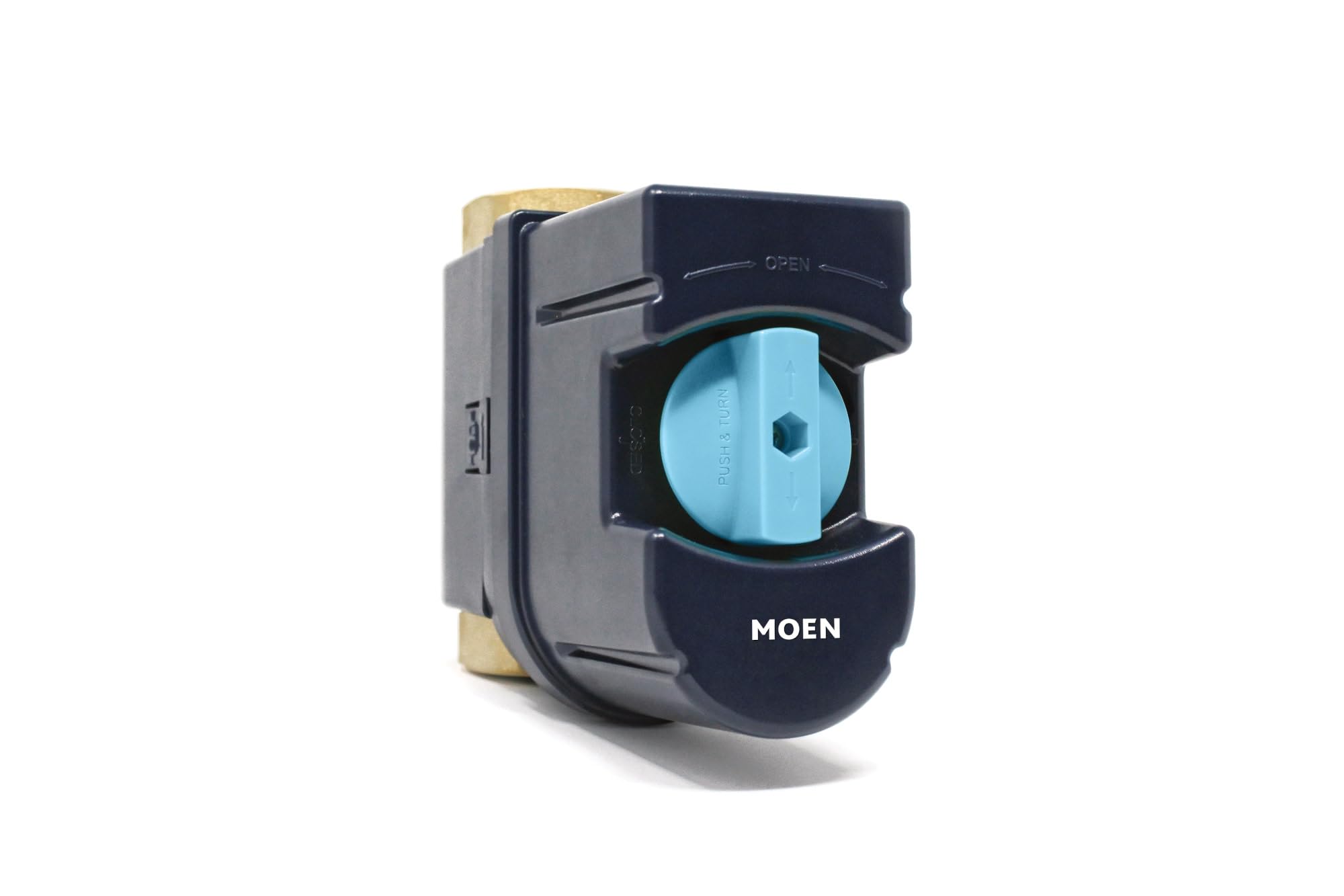 Moen 900-002 Flo Smart Water Monitor and Automatic Shutoff Sensor, Wi-Fi Connected Water Leak Detector for 1-1/4-Inch Diameter Pipe