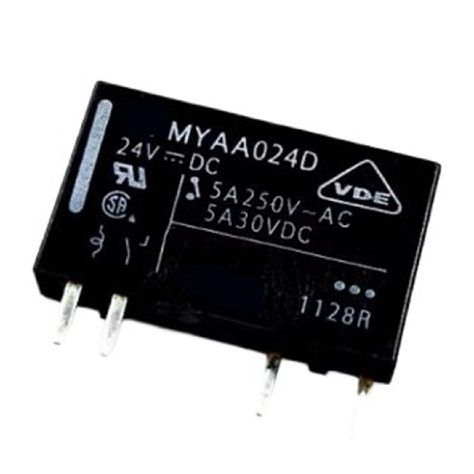 Relé MYAA024D 24 V para solucionar fallos de activación en placas de 5 A