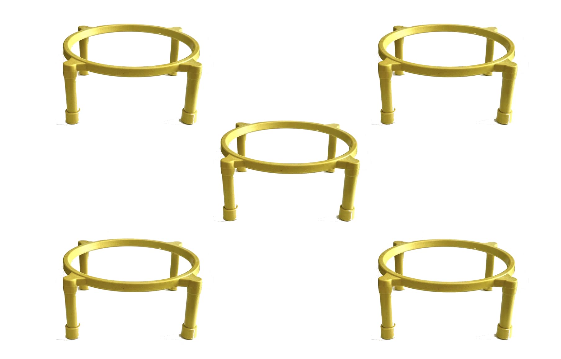 Nivasam Ultra Strong All Plastic Pot Stand / Matka Stand / Plant Stand / Very Heavy Quality Rust Free Vibrant Colours Takes Weight Up to 100kgs Unbreakable (Yellow Set of 5) (B09WN31LJC) Amazon Price History, Amazon Price Tracker