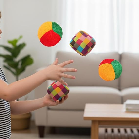 Hand-Made Hackys Footbag Sacks, 2026 Upgraded Hacky Footbags for Adults & Beginners, Hacky Juggling Balls, Vibrant Kick Balls for Indoor & Outdoor Play, Party Favors, and Coordination Training
