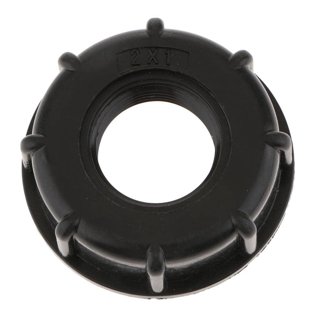 calandis® ibc water tote tank adapter hose cap for 60mm thick thread outlet 1 inch