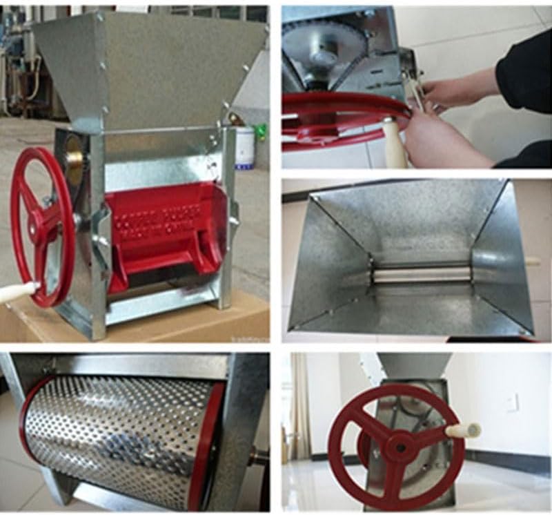 Coffee Bean Pulper Sheller Machine Manual Coffee Beans Shelling Machine Cocoa Beans Peeling Machine Pulping Coffee Beans Husker