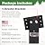 4x4 Elevator Brackets for Deer Blinds, Playhouses, Swing Sets, Tree Houses. Made in The USA with Premium Construction Grade Steel. (1 Set of 4) (E1088), Black