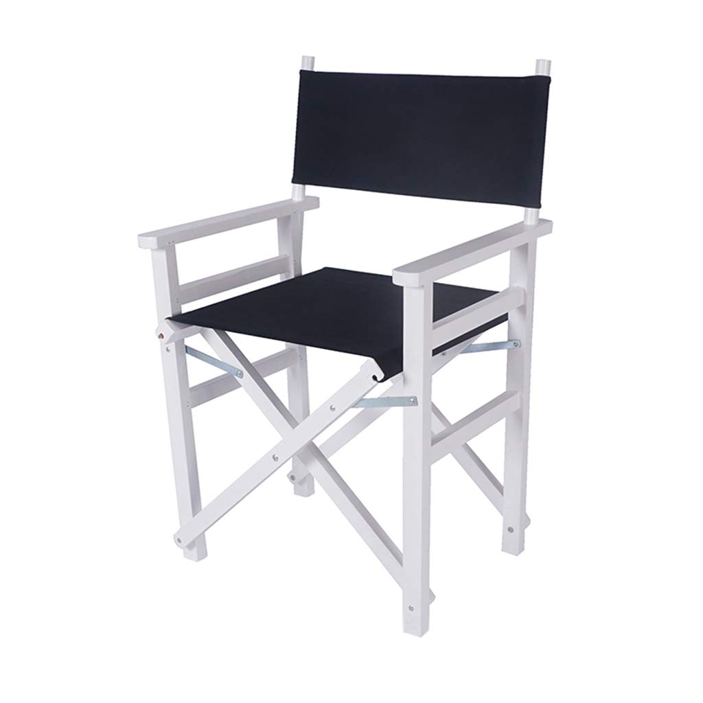 Solid Wood Canvas Director Chair Portable and Breathable Folding Chair Removable and Washable Cloth Cover Environmentally Friendly Paint 100KG Load-Bearing