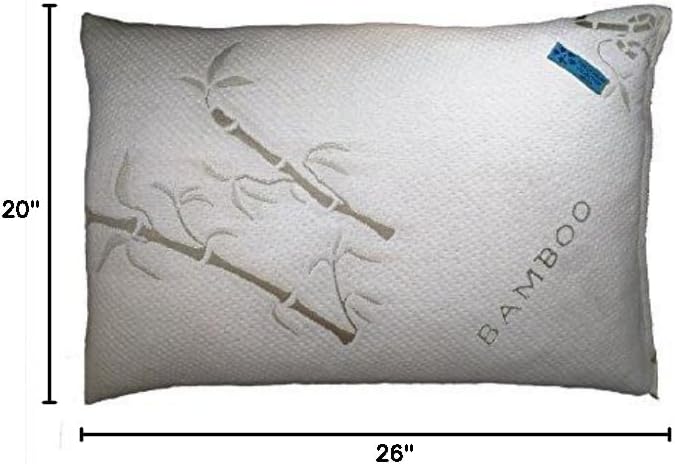 Standard Size Bamboo Covered Gel Memory Foam Pillow