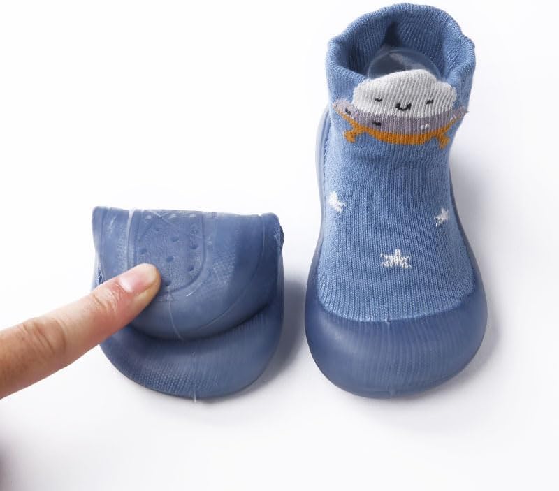Baby Non Slip Socks Shoes Toddler Girls Boys First Walking Shoes Infant Indoor Floor Slipper Sneakers 2 Pairs - Image 2