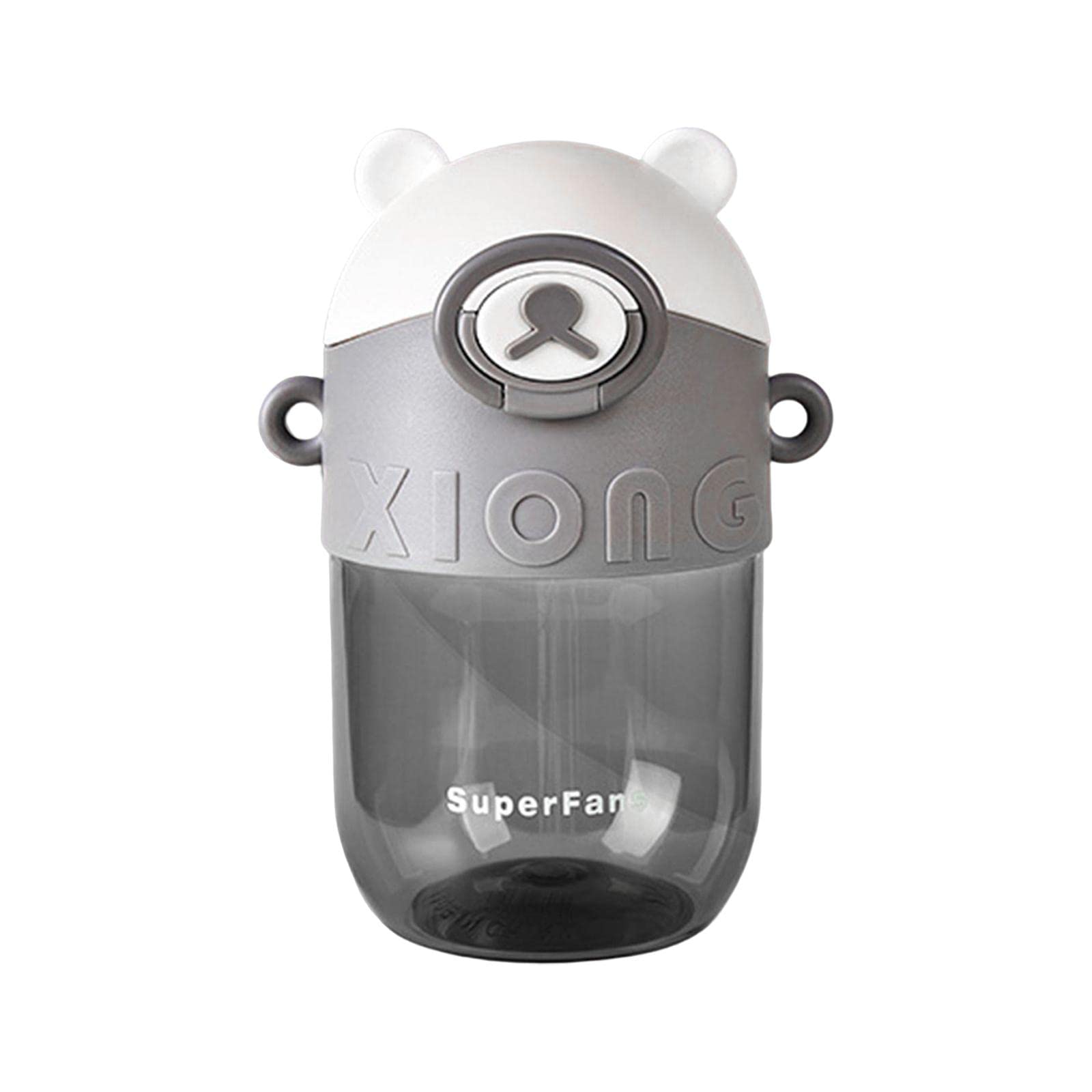Kids Water Bottle Flip Straw Lid 600ml Cycling Locking Spout Cover Water Jug Gray Sporting Goods|| Cycling|| Bicycle Accessories|| Other Bicycle Accessories-image-14