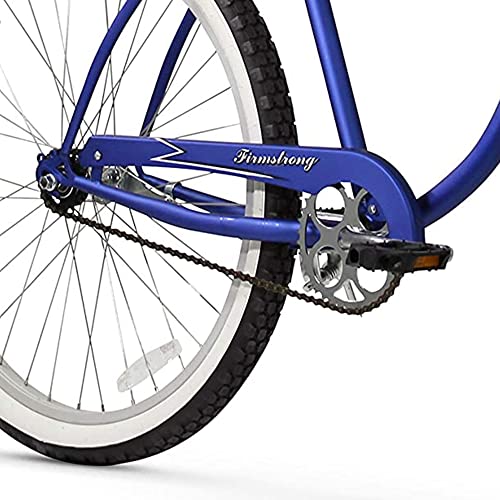 Firmstrong Urban Man Beach Cruiser Bike, Mens Bicycle 26-Inch, 1-Speed, Matte Blue #TOP1