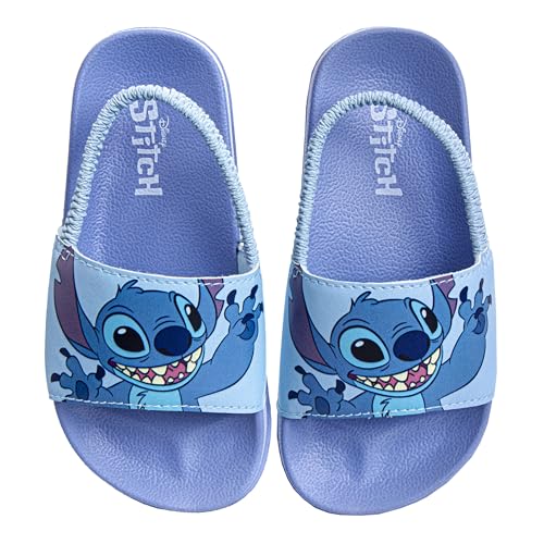 Image of Disney Minnie Mickey Encanto Lightning McQueen Lilo n Stich Sesame Street Little Mermaid Moana Slides Backstrap Slip-On Beach Sandals (Infant /Toddler /Little Kid)