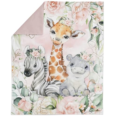 UNIQUE Rose Flower Safari Cotton Fabric Panel 29x39
