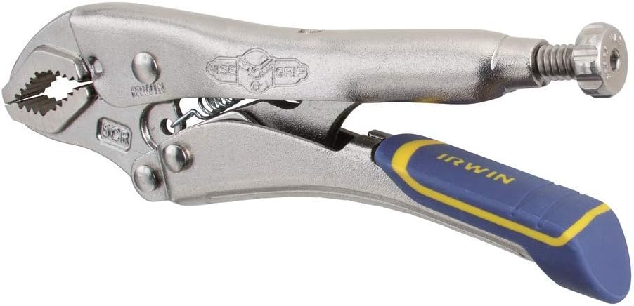 IRWIN VISE-GRIP Fast Release Locking Pliers Curved Jaw, 5-Inch (IRHT82575)