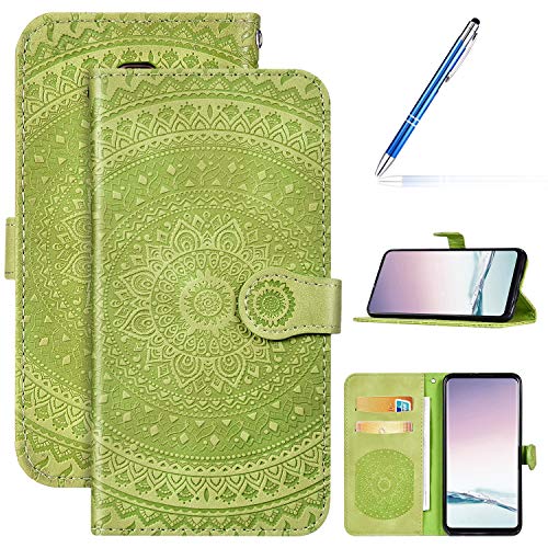 Robinsoni Case Compatible with Samsung Galaxy A8 Plus 2018 Phone Case Wallet Galaxy A8 Plus 2018 Leather PU Phone Cover Shockproof Kickstand Case Flip Note Book Style Cover Heavy Duty Case Hard Case