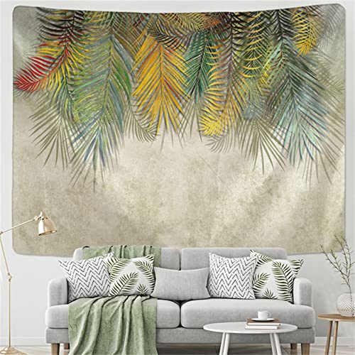 Tapices de pared de hojas de palma con diseño hippie de poliéster para ropa de cama