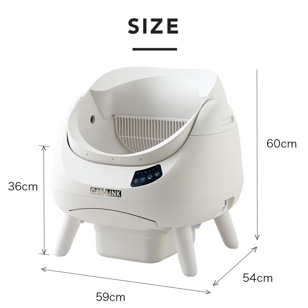 Amazon | 【OFT】 自動猫トイレ CATLINK SCOOPER OPEN-X ブラック