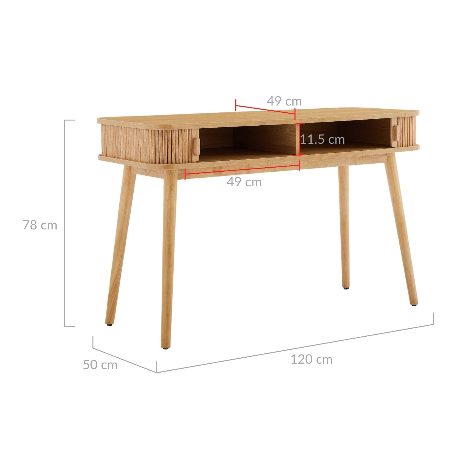 Kate Column Desk in Natural : Amazon.com.au: Home