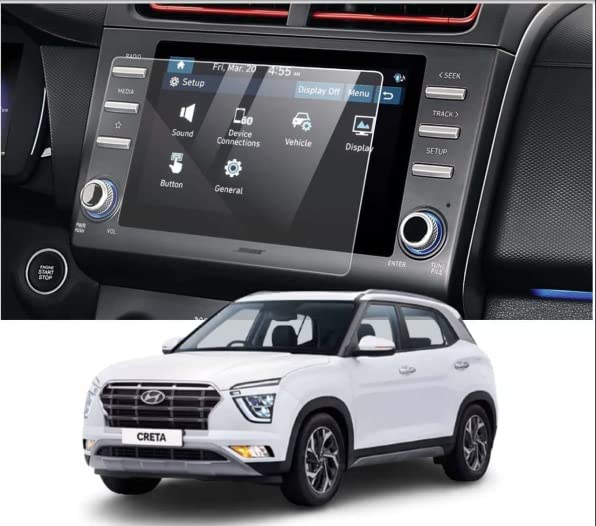 ROLENT GUARD Touch Screen System Guard for Hyundai Creta,8 inch (2020