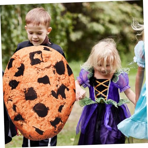 Costume de biscuit en tissu marron doux pour cosplay sans gêne - 7