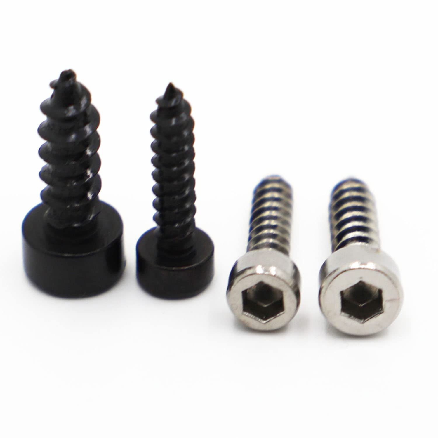 Ensemble d'écrous et boulons M2 M2.6 M3 M4 M5 M6 304 en acier inoxydable 304 Vis autotaraudeuses Vis Allen en acier inoxydable pour haut-parleur Couleur : M6 5 pièces, taille : 30 mm Couleur : M6 5