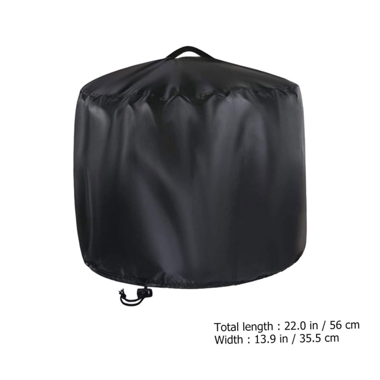 FUNOMOCYA 1Set Round Fire Pit Cover Durable Outdoor Barbecue Stove Protector with Storage Bag for Enthusiasts Fits Fire Pits Easy to Clean and Carry