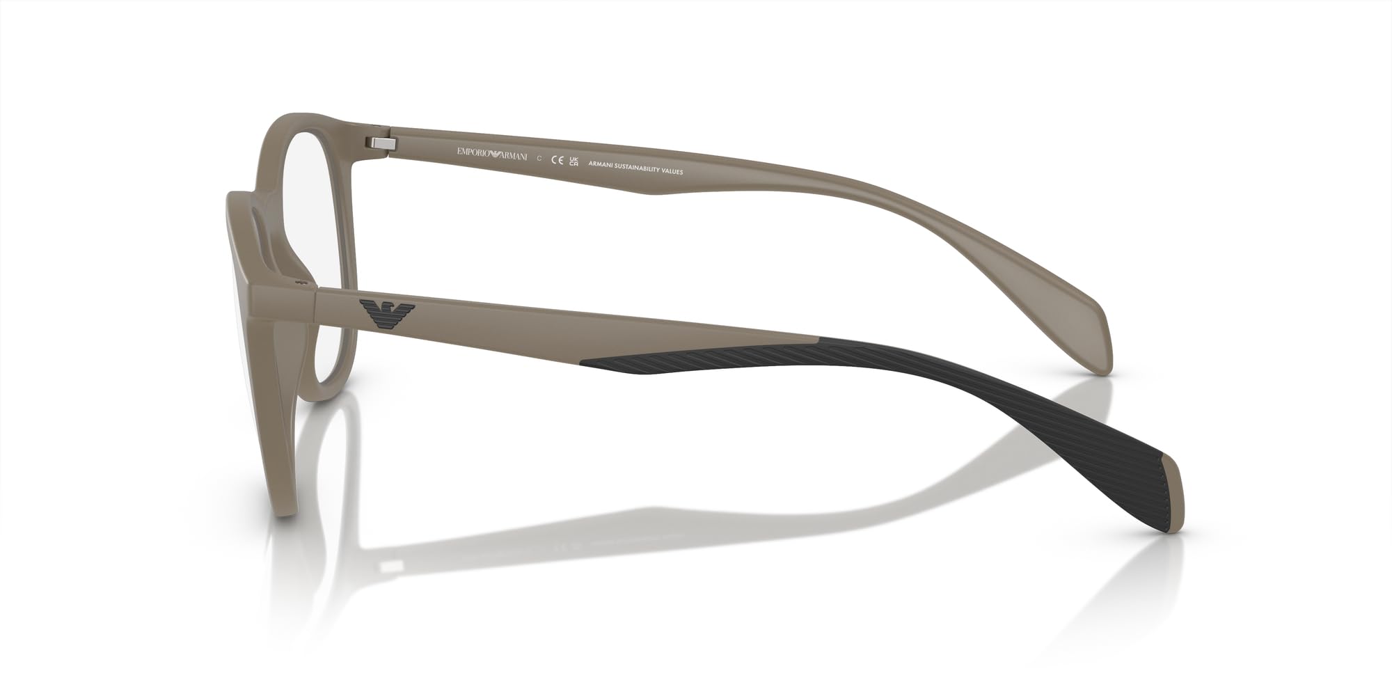 Emporio Armani Ea4211f Low Bridge Fit Prescription Eyewear Frames With Two Interchangeable Sun Clip-ons Marcos para gafas recetadas Hombre