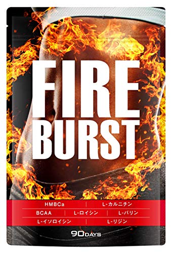 【FIRE BURST】 カルニチン BCAA ロイシン サプリ 厳選素材 90日分