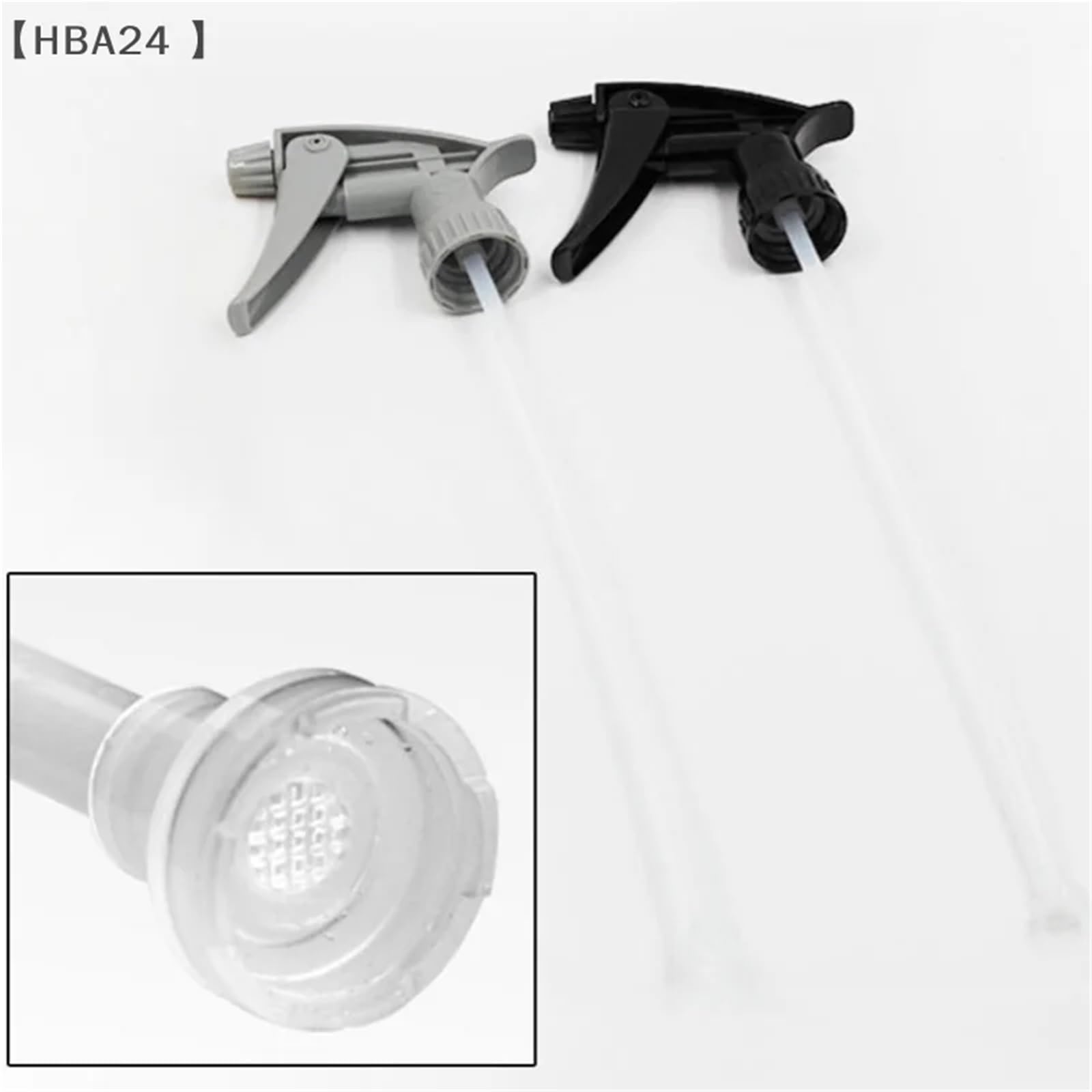 Dysza butelki z rozpylaczem 12 sztuk regulowany opryskiwacz spustowy Heavy Duty kwas i zasady do Auto Detailing czyszczenie samochodu dom ogród(Gray)
