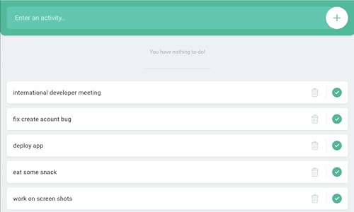 todo - a minimalistic to do app