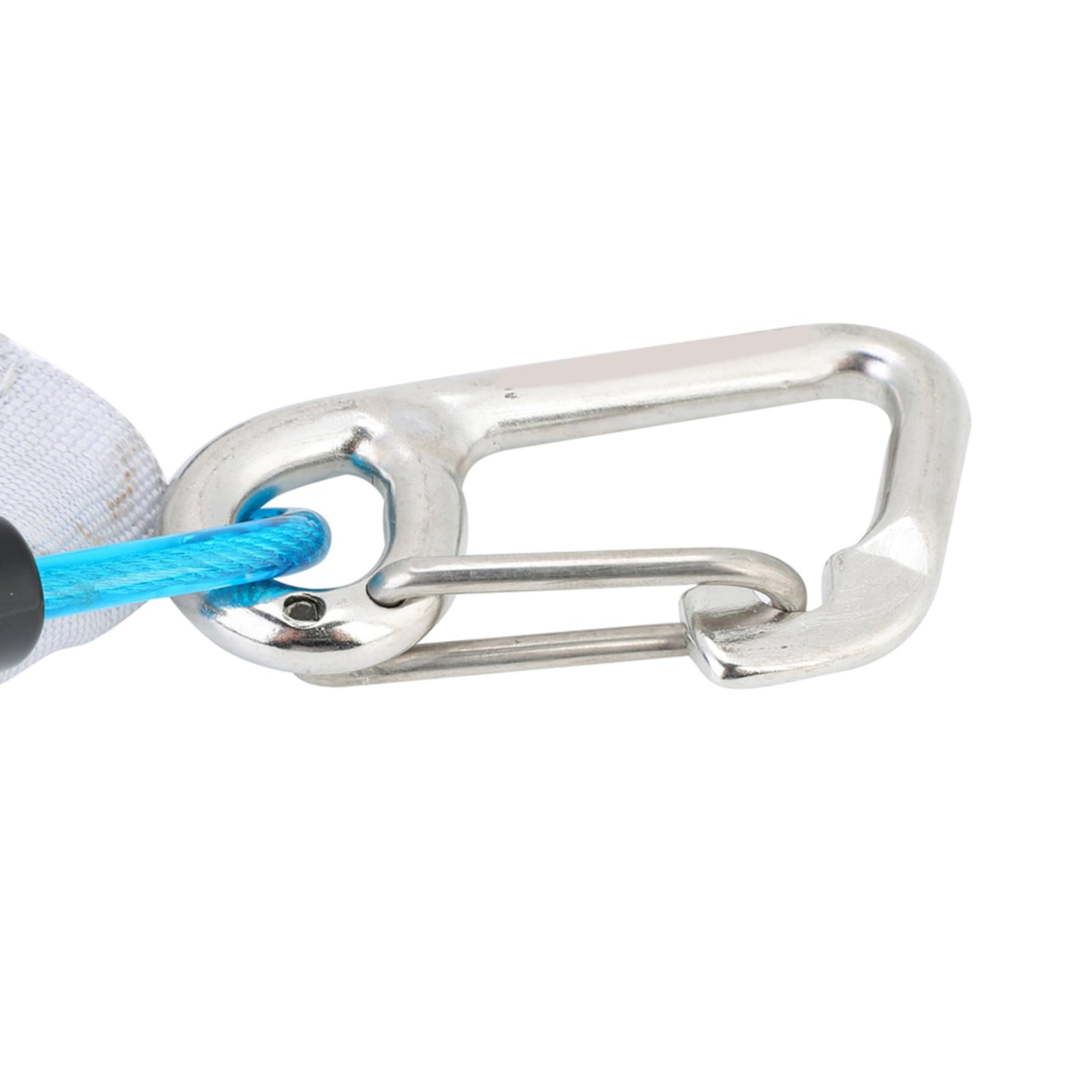 Cordino da Immersione, Clip Fibbia Sgancio Rapido Cordino Spirale Corda Anti-Caduta a Molla Strumento per Immersioni Subacquee per Fotocamere Subacquee, Torcia Subacquea