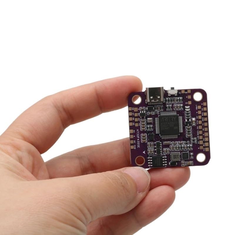 Controlador Vuelo AT32 5 UART 5V 9V BEC GPS OSD 16MB for Drone FPV RC | Soporta función GPS OSD, salida estable vuelo avión modelo
