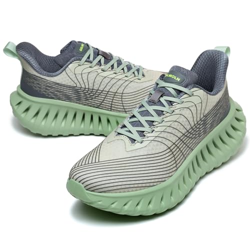Image of GSLMOLN Wowen Walking Shoes Casual Shoes Breathable Walking Sneakers for Workouts Cushioned Flexible Womens Shoes Training Fashion Sneakers