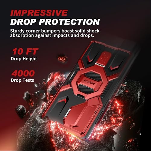 Image of TONGATE for Samsung Galaxy S26 Ultra Case with Magnetic Stand, Red
