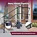 CHR Fence & Rail Hand Rails for Outdoor Steps, 5 Step Handrail & Indoor Stair Railing Kit, Railings for Outdoor Steps and Hand Rails for Seniors for Porch Railing & Deck Hand Rail, 4 to 5 Steps