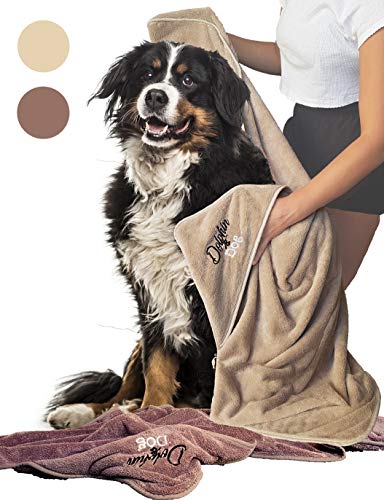 Dolphin & Dog - Dog Towel Set Super Absorbent - 2 Large Luxury