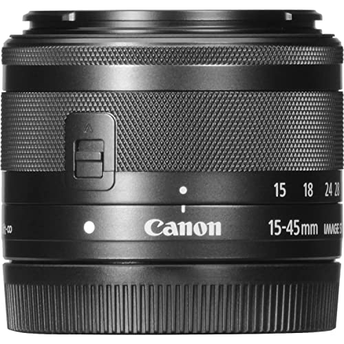 Image of Canon EF-M 15-45mm f /3.5-6.3 Image Stabilization STM Zoom Lens (Black)