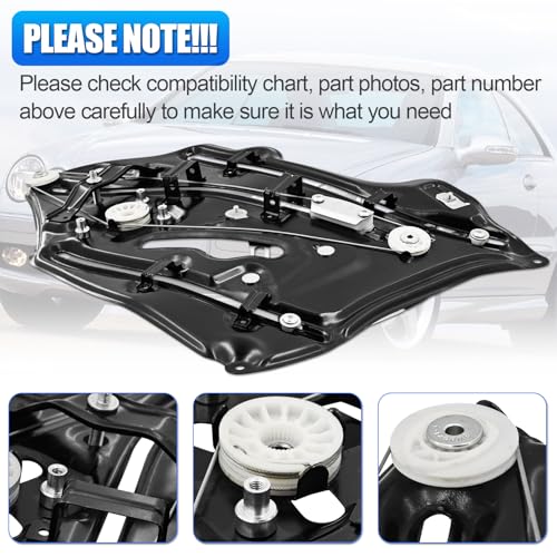 HonHuCo Rear Left Driver Side Window Regulator Fits for Mercedes CLK W209 CLK320 CLK500 CLK350 CLK55 CLK63 AMG 2003-2009 A2096700103 2096700103 by HonHuCo - Image 5