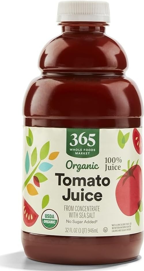 Image of 365 by Whole Foods Market, Organic 100% Juice, Tomato, 32 fl oz