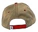540Brands McCormick Farmall Men's Adjustable Baseball Cap, Distressed Tea-Stained with Logo Patch, 6-Panel Hat Brown