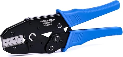 Herramienta crimpadora de trinquete de terminales no aislados para terminales de cobre en forma de U WKS-0560B