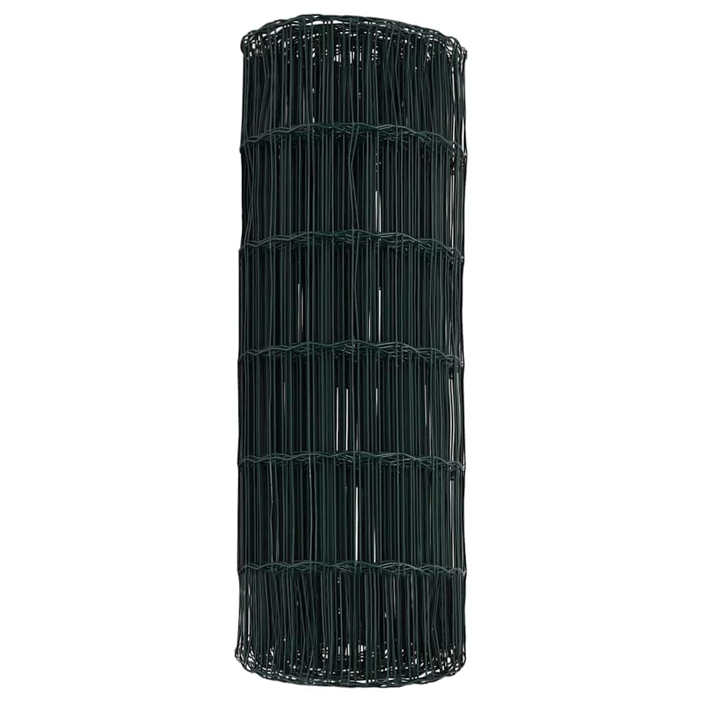 Recinzione da giardino in ferro rivestito in PVC, 500 x 40 cm, resistente, design moderno, per terrazze, balconi e stagni