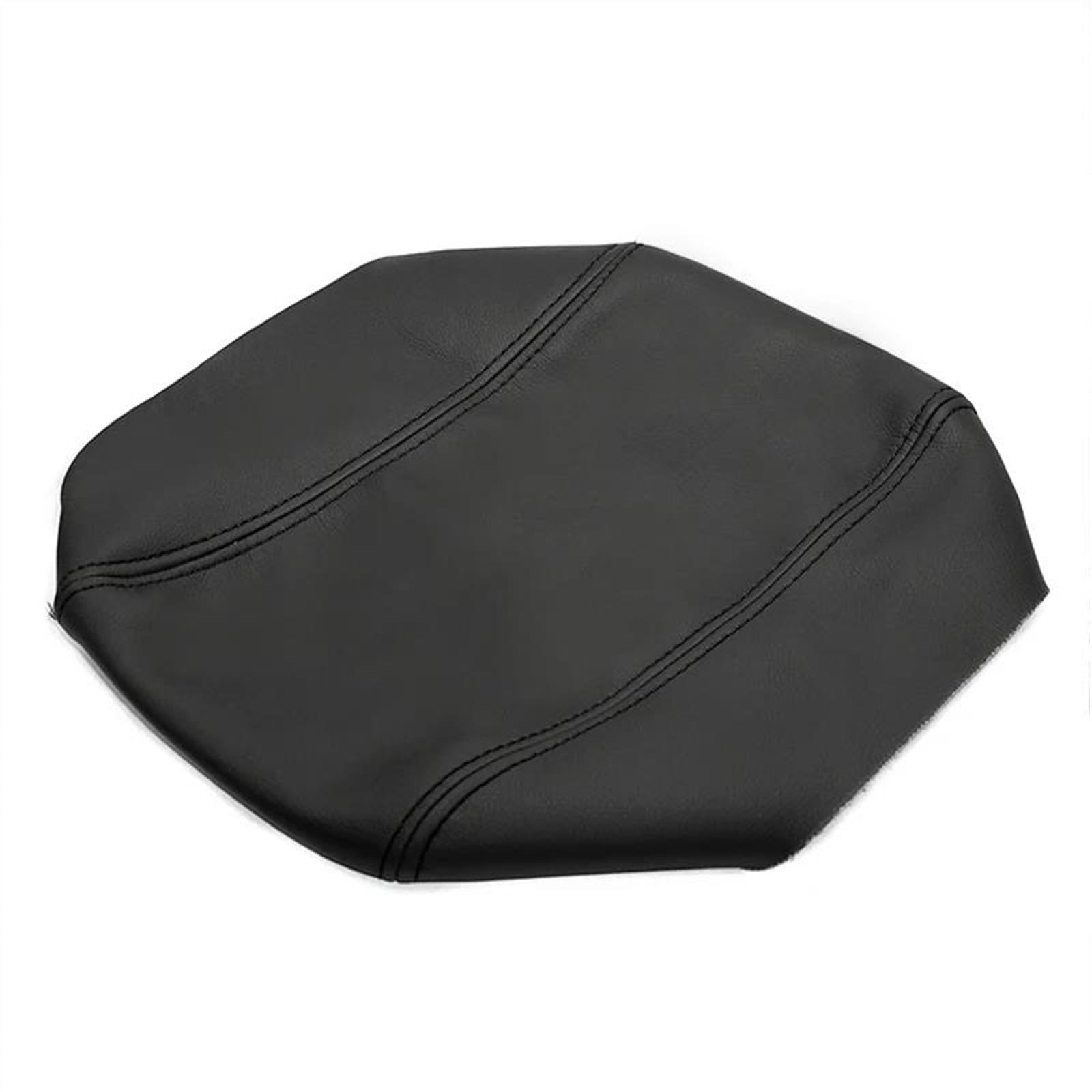 Piwine Black Car Decoration Car Accessories Center Console Lid Armrest Box Leather Cover Sticker Trim For Pathfinder 2001-2004(Black)