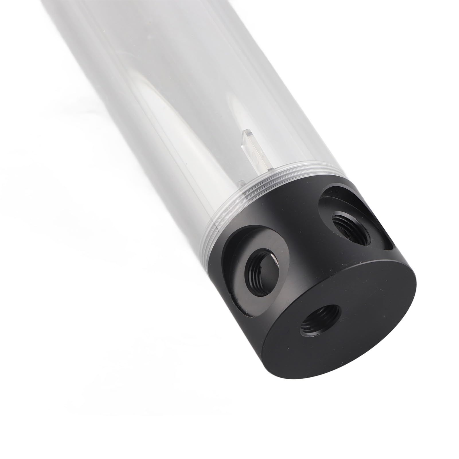 Jiawu CPU-Wasserkühlungspumpensystem, 12 V, 19 W, 800 L/h Durchfluss, Leises Keramiklager, Computer-Wasserkühlungstank-Reservoir mit G1/4-Gewindehalterung für PC, DIY-Gaming-Deskt