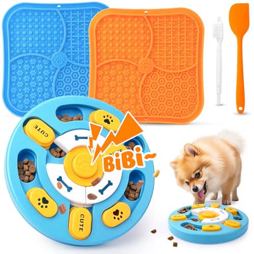 Eefitoys Advanced Dog Puzzle Toys for IQ Training & Mental Stimulation,Dog Lick Mat with Suction...