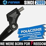 FENRIR lusterko boczne motocykla Okrągły retro dla CB300R CB650R CB1000R SV650 GSXS750 MT03 MT07 MT09 Z125 Z400 Z650 Z900 Z1000 W800 Monster Scrambler RnineT F900R F800R S1000R G310R Tuono V7 MSX125