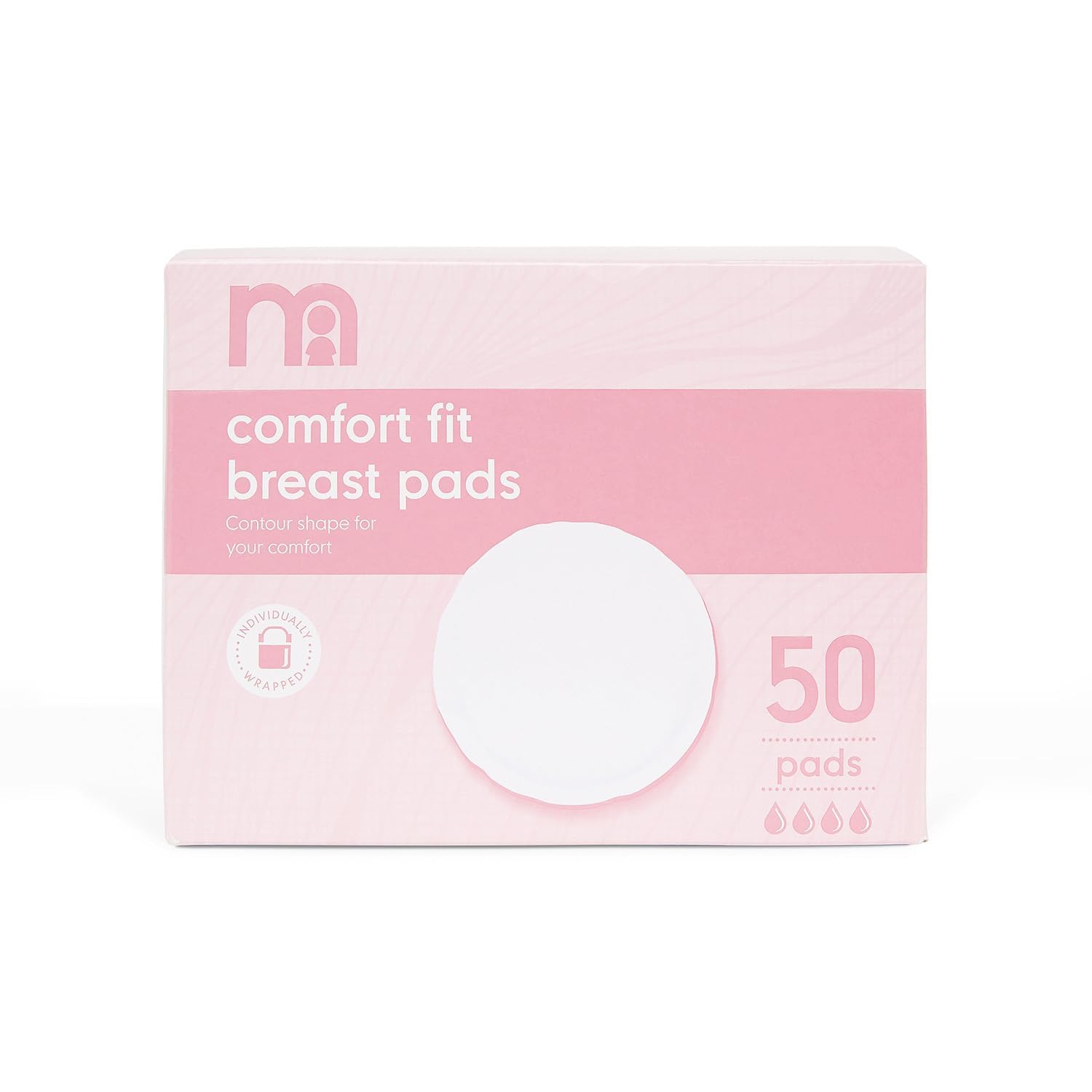 Mothercare Women Waterproof Breast Pads, White, One Size (Pack of 50)-image-23