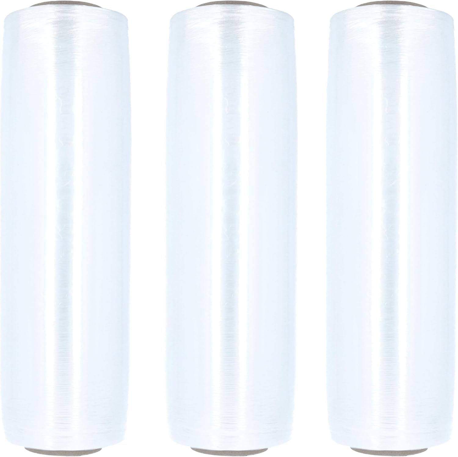 PSBM 4 Rollen 38,1 cm x 400 m 34 Gauge vorgedehnte Folie/Verpackung, industrielle Stärke, transparente Schrumpffolie für Umzug, Verpackung, Versand, Palettenverpackung und Lagerung