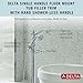 Delta Freestanding Tub Faucet with Hand Held Shower, Oil Rubbed Bronze Floor Mount Tub Filler, Venetian Bronze T4797-RBFL-LHP (Valve and Handle Not Included)
