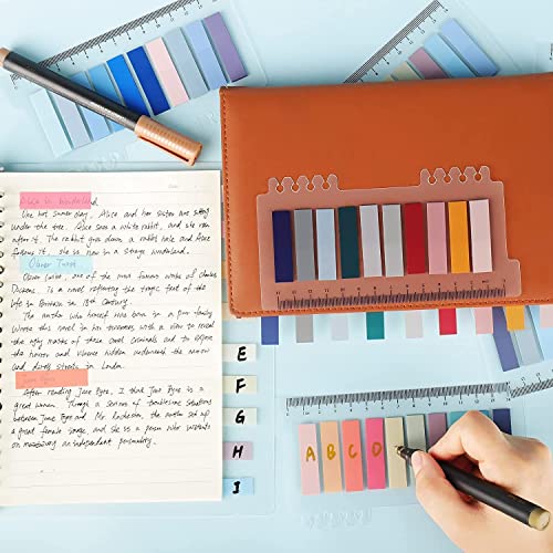 Image of Sticky Tabs for Notebooks Sticky Index Tabs Annotation Tabs Book Tabs Page Markers PET Material Page Tabs File Index Tabs Office Stationery (Multi Color) (3)
